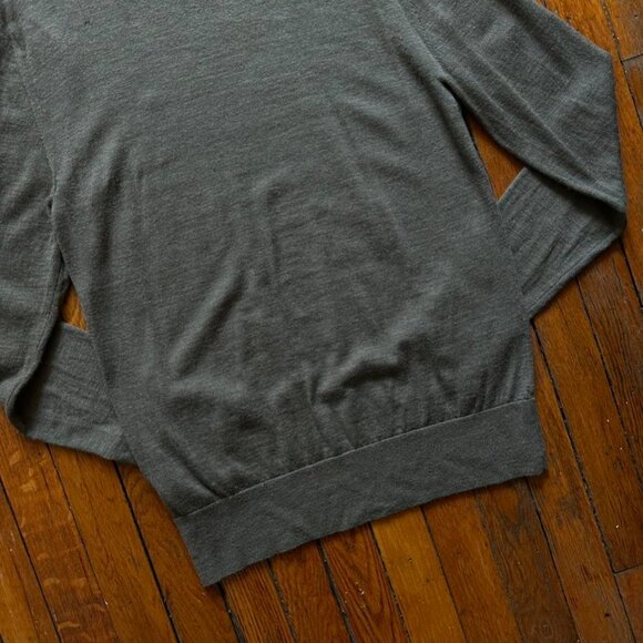 All Saints Khaki Crewneck Sweater - Picture 8 of 8